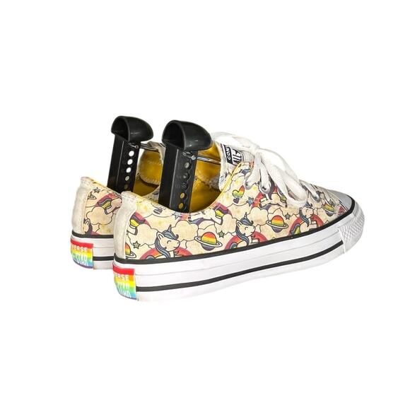 ***SOLD*** Converse Chuck Taylor All Star Rainbow Castles W7 Shoes Sneakers - Picture 4 of 5